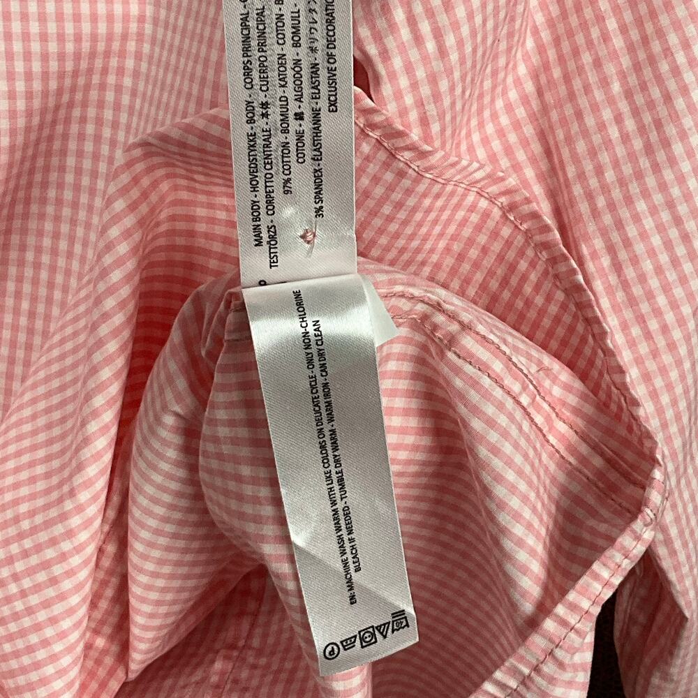 ARIAT Shirt Kirby Button Down Pink White Gingham XXL Western Cowgirl Equestrian - Picture 11 of 16